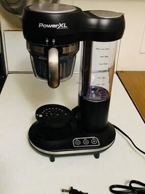 PowerXL Grind and Go Plus Coffee Maker, Automatic Single-Serve Coffee Maker 16oz
